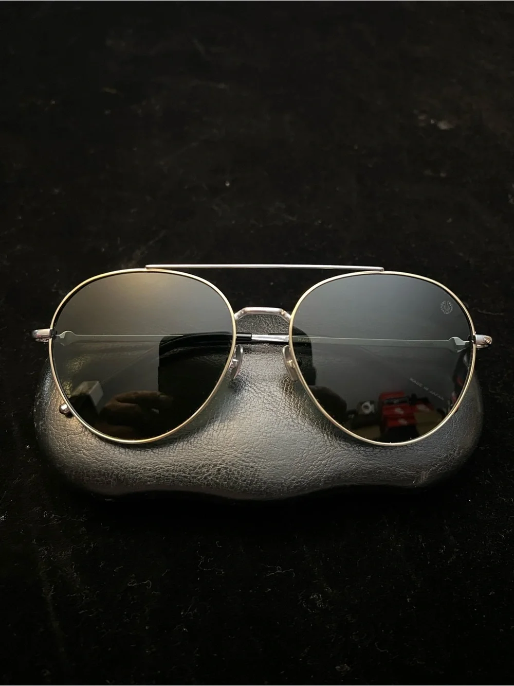 Belstaff Magnun Classic Men's Aviator, made in Japan 🇯🇵 titanium